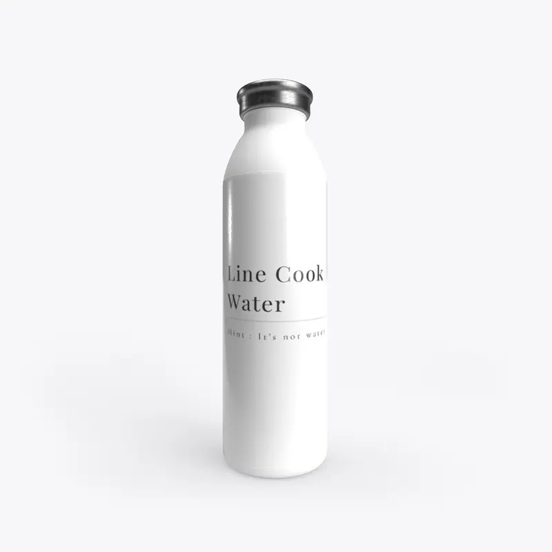 Line Cook Water Bottle